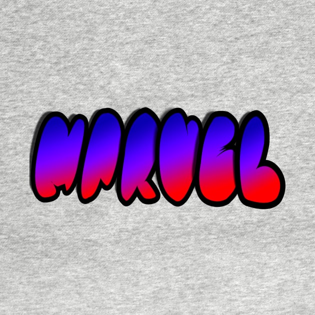 Marvel bubble letter logo by Rexttick